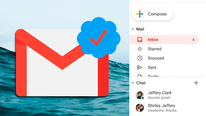 Google anuncia un check azul de verificación para Gmail: así funciona esta nueva característica